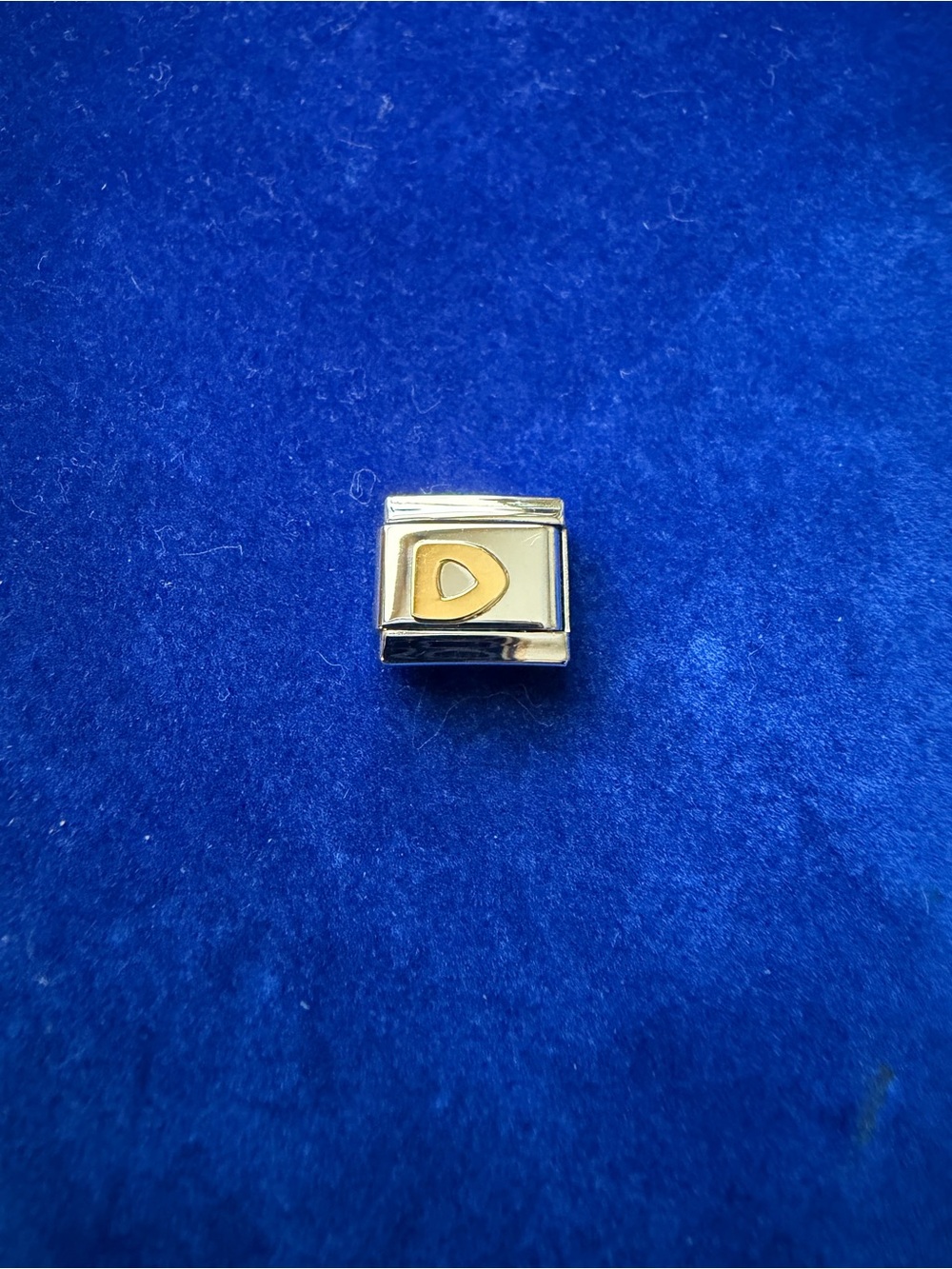 Letter “D” 18k OG Manuel Zed Italian Charm